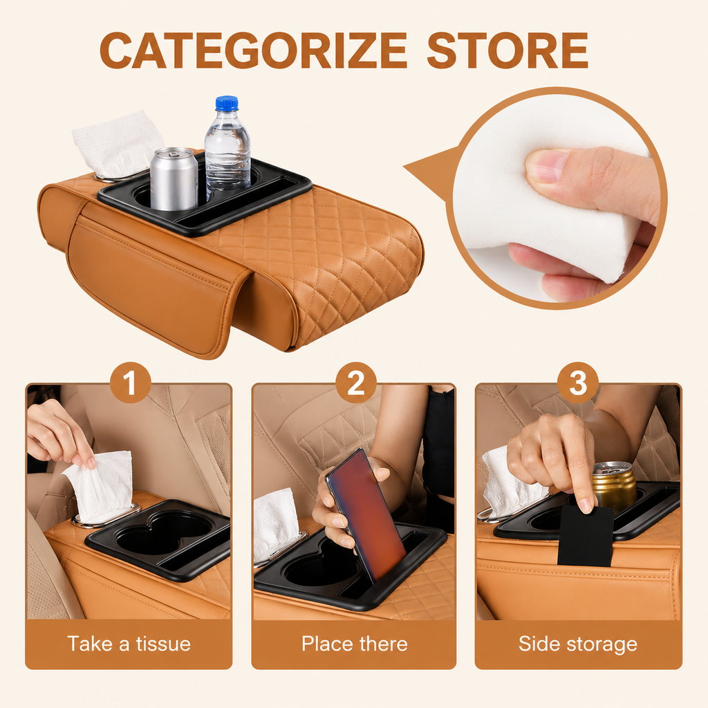 Sprevo Car Armrest Console